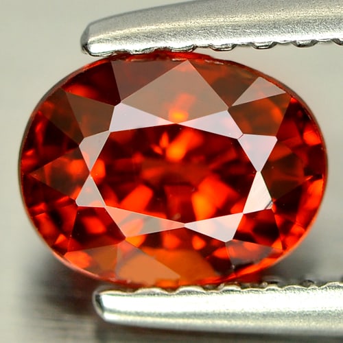 Orange Spessartine Garnet 1.20 Ct. VVS Oval Shape 6.4 x 4.9 Mm. Natural Gemstone Unheated From: Product ID: 802935702 Product Name: Natural Hessonite Weight: 1.20 CT. Size: 6.4 x 4.9 x 4.1 MM. Shape: Oval Color: Orange Clarity:VVS Luster: Very Good Gems Origin: Nigeria Treatment: Unheated Crysta