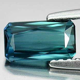 Natural Blue Indicolite Tourmaline 0.83 Ct. VVS Octagon Shape 7.3 x 4 Mm. Unheated Gemstone From: Product ID: 807239846 Product Name: Natural Tourmaline Weight: 0.83 CT. Size: 7.3 x 4 x 2.8 MM. Shape: Octagon Color: Blue Indicolite Clarity:VVS Luster: Good Gems Origin: Nigeria Treatment: Unheated