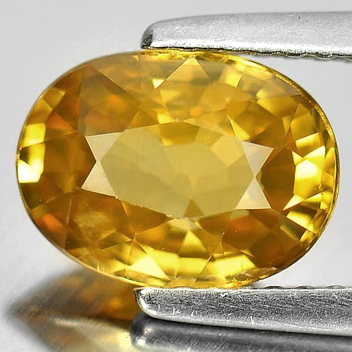 Yellow Zircon 2.72 Ct. Oval Shape 9.2 x 6.8 Mm. Natural Gemstone From Cambodia: Product ID: 807729106 Product Name: Natural Zircon Weight: 2.72 CT. Size: 9.2 x 6.8 x 4.2 MM. Shape: Oval Color: Yellow Clarity:VSI Luster: Good Gems Origin: Cambodia Treatment: Heated Crystal Structu