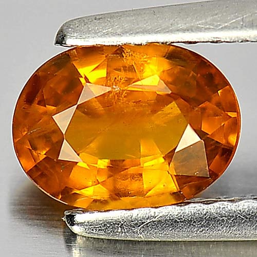 Yellow Sapphire 1.17 Ct. Oval Shape 7.5 x 5.6 x 3.3 Mm. Natural Gemstone From Thailand: Product ID: 806152152 Product Name: Natural Yellow Sapphire Weight: 1.17 CT. Size: 7.5 x 5.6 x 3.3 MM. Shape: Oval Color: Yellow Clarity:SI1 Luster: Good Gems Origin: Bangkaja Thailand Treatment: Heat