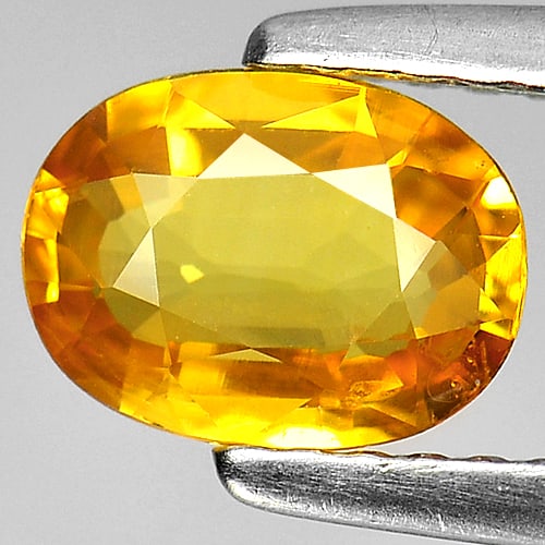 Natural Yellow Sapphire 1.03 Ct. Oval Shape 7.2 x 5.4 Mm. Gemstone From Thailand: Product ID: 806151853 Product Name: Natural Yellow Sapphire Weight: 1.03 CT. Size: 7.2 x 5.4 x 2.7 MM. Shape: Oval Color: Yellow Clarity:VSI Luster: Good Gems Origin: Thailand Treatment: Heated Crysta