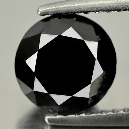Natural Black Loose Diamond 2.38 Ct. Round Brilliant Cut 7.8 Mm.: Product ID: 802102108 Product Name: Natural Enhanced Diamond Weight: 2.38 CT. Size: 7.8 x 7.8 x 5.7 MM. Shape: Round Brilliant Cut Color: Black Clarity:Opaque Luster: Good Gems Origin: Belgium Treatme