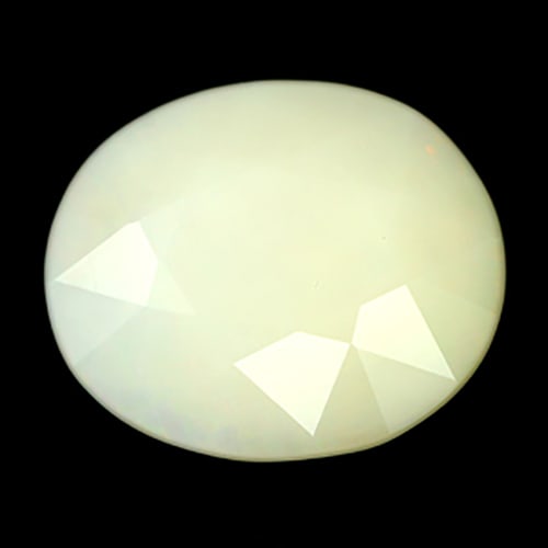 Natural Multi Color Opal 5.12 Ct. Oval Cabochon Shape 13.9 x 11.8 Mm. Gemstone From Ethiopia (1 of 3)