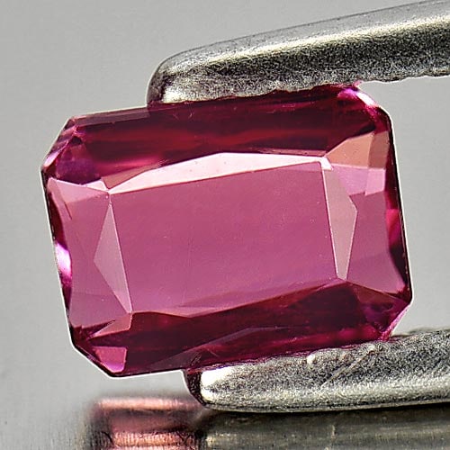 Purplish Pink Tourmaline 0.79 Ct. Octagon Shape 6.4 x 4.8 Mm. Natural Gemstone From Nigeria (1 of 3)