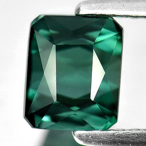 Green Tourmaline 1.52 Ct. Clean Octagon Shape 6.5 x 5.4 Mm. Natural Gemstone From Nigeria (1 of 3)