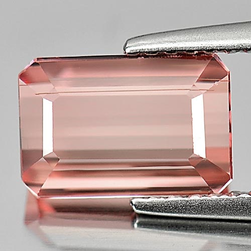 Pink Tourmaline 2.41 Ct. Octagon Shape 9.2 x 6.2 Mm. Natural Gemstone Unheated From Nigeria (1 of 3)
