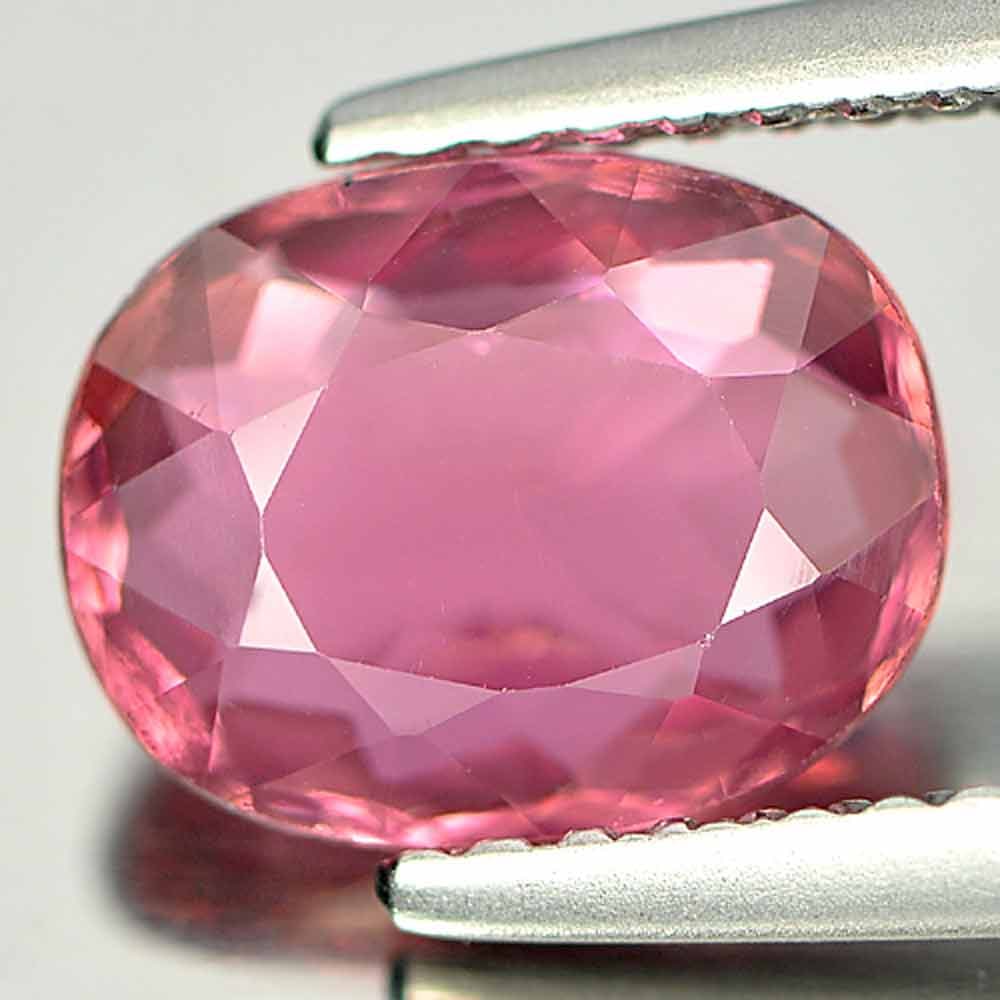 Pink Tourmaline 1.61 Ct. Oval Shape 8.6 x 6.7 Mm. Natural Unheated Gemstone From Nigeria: Product ID: 807249850 Product Name: Natural Tourmaline Weight: 1.61 CT. Size: 8.6 x 6.7 x 3.8 MM. Shape: Oval Color: Pink Clarity:VSI Luster: Good Gems Origin: Nigeria Treatment: Unheated Crystal Stru