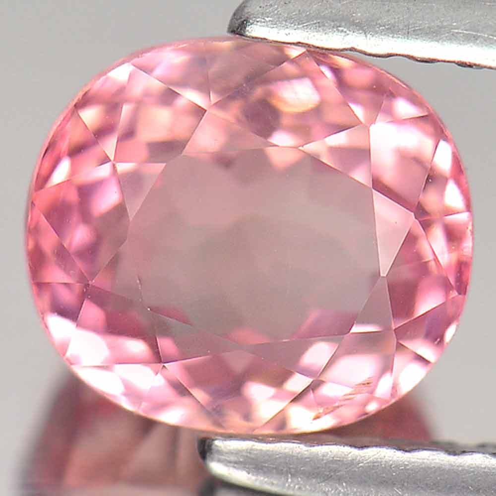 Pink Tourmaline 2.29 Ct. Oval Shape 8 x 7.2 Mm. Natural Gemstone Unheated From Nigeria: Product ID: 807249910 Product Name: Natural Tourmaline Weight: 2.29 CT. Size: 8 x 7.2 x 5.4 MM. Shape: Oval Color: Pink Clarity:VSI Luster: Good Gems Origin: Nigeria Treatment: Unheated Crystal Struct