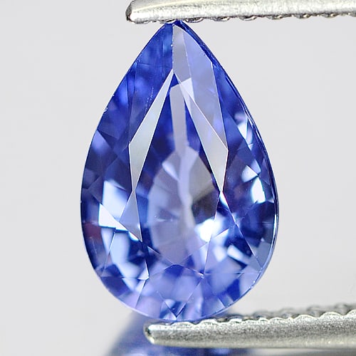 Violetish Blue Tanzanite 1.53 Ct. Clean Pear Shape 9.6 x 6.3 Mm. Natural Gemstone From Tanzania: Product ID: 807004070 Product Name: Natural Tanzanite Weight: 1.53 CT. Size: 9.6 x 6.3 x 4.2 MM. Shape: Pear Color: Blue Clarity:IF Luster: Very Good Gems Origin: Tanzania Treatment: Heated Crystal St