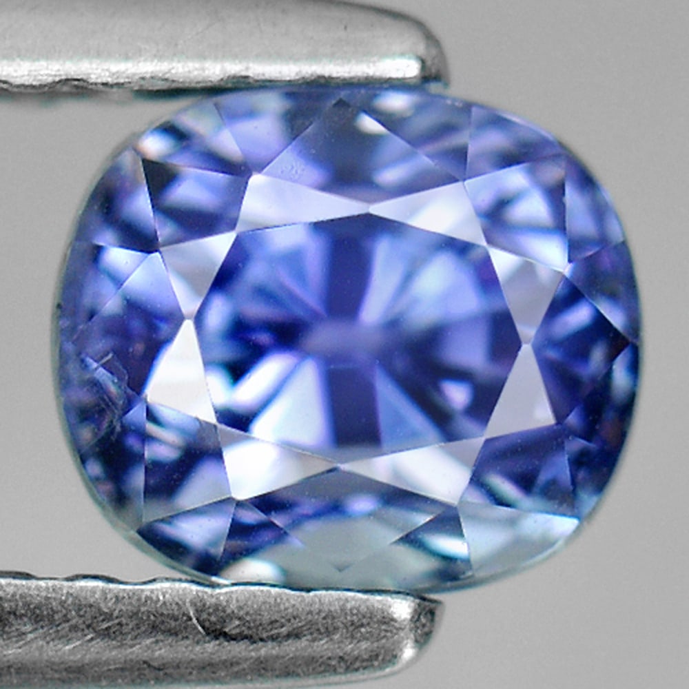 Natural Violetish Blue Tanzanite 1.36 Ct. Oval Shape 6.2 x 5.3 Mm. Gemstone From Tanzania (1 of 3)