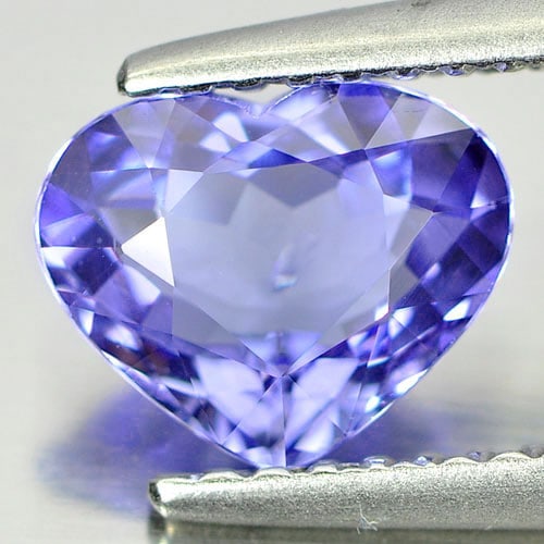 Natural Violetish Blue Tanzanite 1.08 Ct. Heart Shape 7.7 x 6.2 x 3.5 Mm. Gemstone From Tanzania: Product ID: 807005784 / Product Name: Natural Tanzanite / Weight: 1.08 CT. / Size: 7.7 x 6.2 x 3.5 MM. / Shape: Heart / Color: Violetish Blue / Clarity:VSI / Luster: Very Good / Gems Origin: Tanzania 