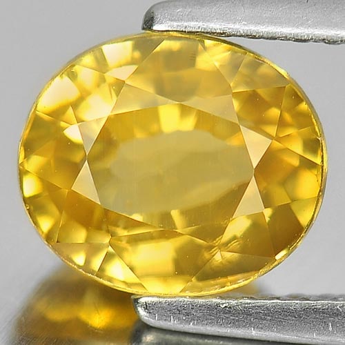 Natural Yellow Zircon 3.15 Ct. Oval Shape 8.4 x 7.2 x 4.7 Mm. Gemstone From Cambodia: Product ID: 807729105 / Product Name: Natural Zircon / Weight: 3.15 CT. / Size: 8.4 x 7.2 x 4.7 MM. / Shape: Oval / Color: Yellow / Clarity:VSI / Luster: Very Good / Gems Origin: Cambodia / Treatment:
