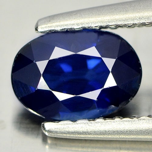 Blue Sapphire 0.77 Ct. VVS Oval Shape 6.4 x 4.5 Mm. Natural Gemstone From Madagascar: Product ID: 806003589 / Product Name: Natural Blue Sapphire / Weight: 0.77 CT. / Size: 6.4 x 4.5 x 3.1 MM. / Shape: Oval / Color: Blue / Clarity:VVS / Luster: Good / Gems Origin: Madagascar / Treatmen