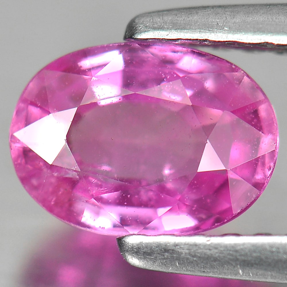 Pink Sapphire 1.16 Ct. Oval Shape 7.6 x 5.6 Mm. Natural Gemstone From Madagascar: Product ID: 806147107 / Product Name: Natural Pink Sapphire / Weight: 1.16 CT. / Size: 7.6 x 5.6 x 3.6 MM. / Shape: Oval / Color: Pink / Clarity:SI1 / Luster: Very Good / Gems Origin: Madagascar / Tre