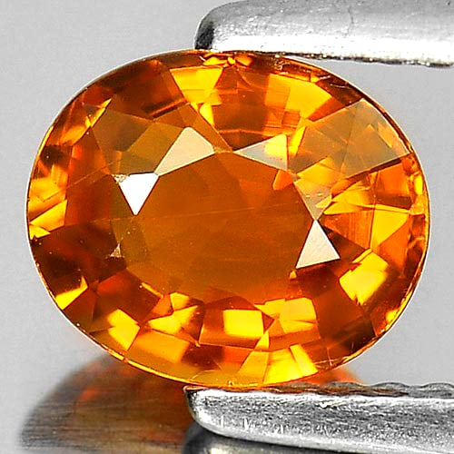Orange Tourmaline 0.93 Ct. Oval Shape 7 x 6 Mm. Natural Gemstone Unheated From Nigeria (1 of 3)