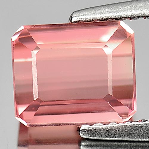 Pink Tourmaline 1.76 Ct. VVS Octagon Shape 7.2 x 6 Mm. Natural Gemstone From Nigeria (1 of 3)
