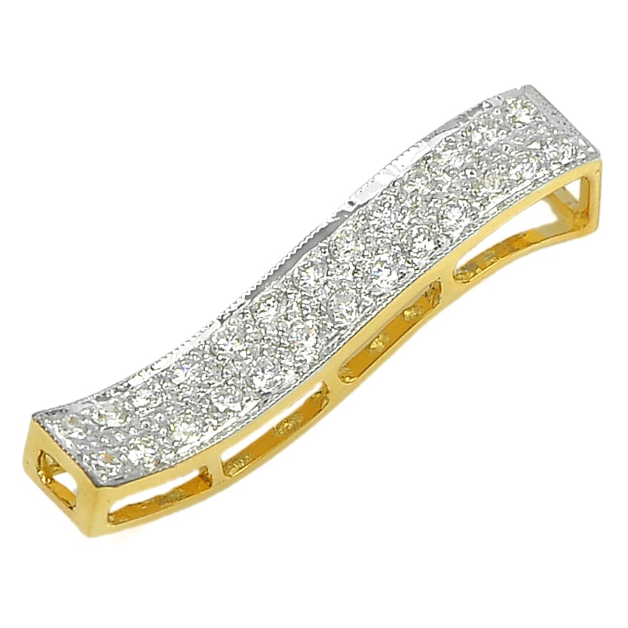 Natural White Diamond 0.46 Ct. 14K Yellow Gold Pendant Jewelry 2.16 G.: Jewelry Setting / Metal: 14K Yellow Gold / Jewelry Weight: 2.16 Grams. / / Gemstones Details / Product ID: 200200458 / Product Name: Gold Jewelry Pendant / Gemstone: / Total Gem Weight: 0.46 CT. / Gem