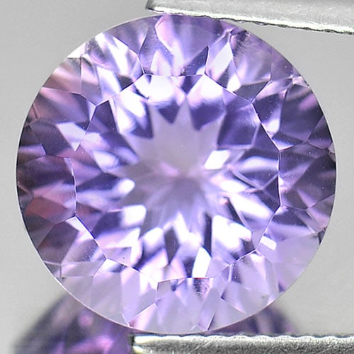 Purple Amethyst 6.13 Ct. Clean Round Cornflower Cut 12 Mm. Natural Gemstone Unheated (1 of 3)
