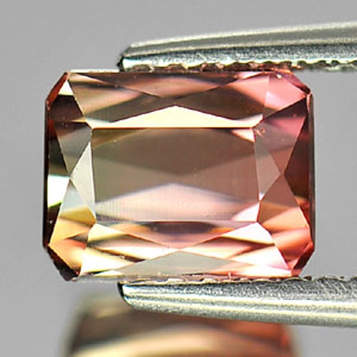 Bi Color Tourmaline 1.88 Ct. Octagon Shape 6.9 x 5.4 Mm. Natural Unheated Gemstone From Nigeria: Product ID: 807234416 Product Name: Natural Tourmaline Weight: 1.88 CT. Size: 6.9 x 5.4 x 5 MM. Shape: Octagon Color: Bi Color Clarity:VSI Luster: Good Gems Origin: Nigeria Treatment: Unheated Crystal