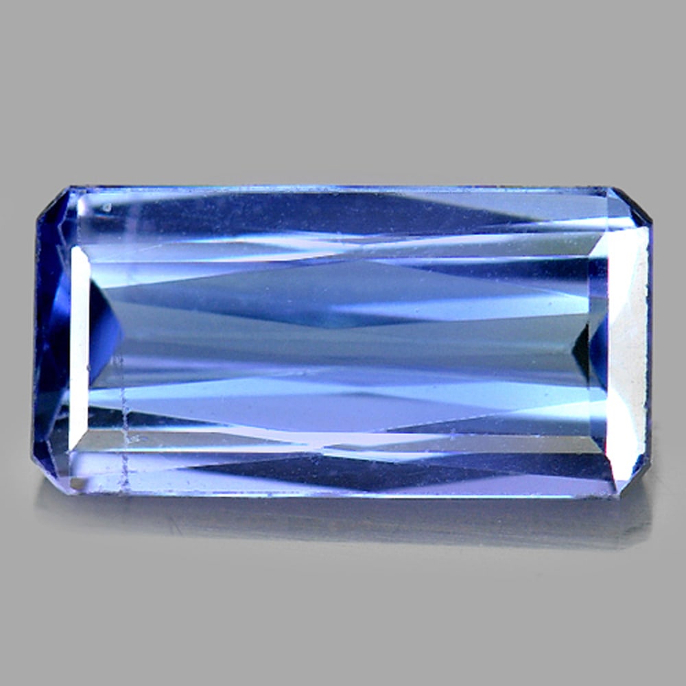 Violetish Blue Tanzanite 1.12 Ct. Octagon Shape 9.1 x 4.6 Mm. Natural Gemstone From Tanzania (1 of 3)