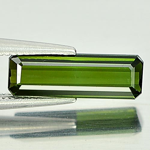 Green Tourmaline 1.57 Ct. Octagon Shape 12.6 x 4.2 Mm. Natural Gemstone From Nigeria: Product ID: 807245214 Product Name: Natural Tourmaline Weight: 1.57 CT. Size: 12.6 x 4.2 x 2.8 MM. Shape: Octagon Color: Green Clarity:VVS Luster: Very Good Gems Origin: Nigeria Treatment: Unheated Cr