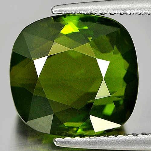 Natural Green Tourmaline 7.99 Ct. Clean Cushion Shape 11.5 x 11 Mm. Unheated Gemstone From Nigeria: Product ID: 807234257 Product Name: Natural Tourmaline Weight: 7.99 CT. Size: 11.5 x 11 x 8.1 MM. Shape: Cushion Color: Green Clarity:IF Luster: Good Gems Origin: Nigeria Treatment: Unheated Crystal S