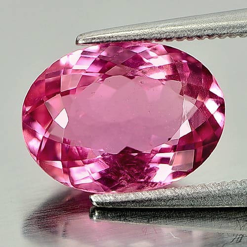 Natural Pink Tourmaline 3.55 Ct. Oval Shape 11.6 x 8.5 Mm. Unheated Gemstone From Nigeria: Product ID: 807243799 Product Name: Natural Tourmaline Weight: 3.55 CT. Size: 11.6 x 8.5 x 5.1 MM. Shape: Oval Color: Pink Clarity:VSI Luster: Very Good Gems Origin: Nigeria Treatment: Unheated Crysta
