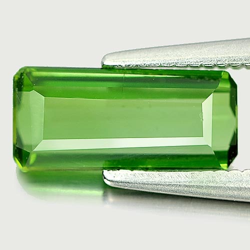 Green Tourmaline 1.13 Ct. Octagon Shape 10 x 4.6 Mm. Natural Gemstone Unheated From Nigeria: Product ID: 807245567 Product Name: Natural Tourmaline Weight: 1.13 CT. Size: 10 x 4.6 x 2.6 MM. Shape: Octagon Color: Green Clarity:VSI Luster: Good Gems Origin: Nigeria Treatment: Unheated Crystal S