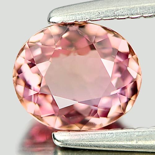 Natural Peach Pink Tourmaline 0.65 Ct. VVS Oval Shape 5.9 x 5 Mm. Gemstone Unheated From Nigeria: Product ID: 807245922 Product Name: Natural Tourmaline Weight: 0.65 CT. Size: 5.9 x 5 x 3.2 MM. Shape: Oval Color: Peach Pink Clarity:VVS Luster: Good Gems Origin: Nigeria Treatment: Unheated Crystal 