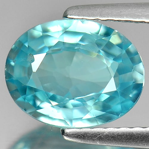Blue Zircon 2.45 Ct. Oval Shape 9.2 x 7.2 Mm. Natural Gemstone From Cambodia: Product ID: 807720668 Product Name: Natural Zircon Weight: 2.45 CT. Size: 9.2 x 7.2 x 3.7 MM. Shape: Oval Color: Blue Clarity:VSI Luster: Good Gems Origin: Cambodia Treatment: Heated Crystal Structure
