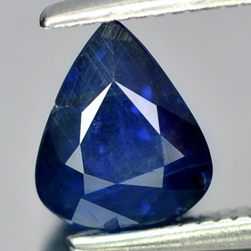 Blue Sapphire 1.14 Ct. Pear Shape 7.1 x 6 Mm. Natural Unheated Gemstone From Thailand: Product ID: 806004923 Product Name: Natural Blue Sapphire Weight: 1.14 CT. Size: 7.1 x 6 x 3.9 MM. Shape: Pear Color: Blue Clarity:SI Luster: Good Gems Origin: Thailand Treatment: Unheated Crystal Str