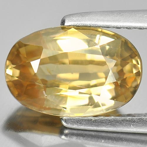 Yellow Zircon 3.83 Ct. Oval Shape 10.3 x 7 Mm. Natural Gemstone From Cambodia: Product ID: 807729117 Product Name: Natural Zircon Weight: 3.83 CT. Size: 10.3 x 7 x 5 MM. Shape: Oval Color: Yellow Clarity:VSI Luster: Very Good Gems Origin: Cambodia Treatment: Heated Crystal Struc