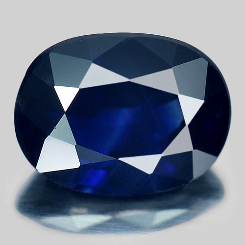Blue Sapphire 1.63 Ct. VVS Oval Shape 7.7 x 5.9 Mm. Natural Gemstone From Thailand: Product ID: 806009158 Product Name: Natural Blue Sapphire Weight: 1.63 CT. Size: 7.7 x 5.9 x 4 MM. Shape: Oval Color: Blue Clarity:VVS Luster: Good Gems Origin: Thailand Treatment: Heated Crystal Stru