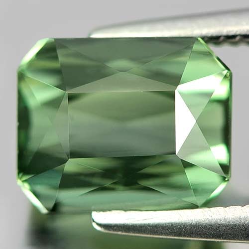 Green Tourmaline 2.46 Ct. VVS Octagon Shape 7.9 x 6.4 Mm. Natural Unheated From Nigeria: Product ID: 807221020 Product Name: Natural Tourmaline Weight: 2.46 CT. Size: 7.9 x 6.4 x 5.5 MM. Shape: Octagon Color: Green Clarity:VVS Luster: Good Gems Origin: Nigeria Treatment: Unheated Crystal 