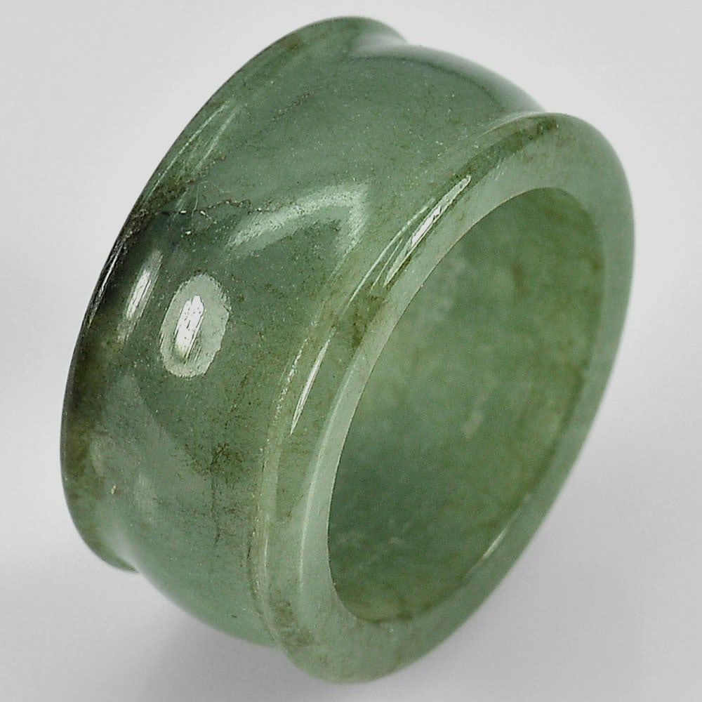 Green Jade 44.46 Ct. Ring Size 10 Natural Gemstone Unheated From Thailand: Product ID: 818101006 Product Name: Natural Jade Weight: 44.46 CT. Size: 25 x 19 x 12 MM. Shape: See As On Picture Color: Green Clarity:Opaque Luster: Good Gems Origin: Thailand Treatment: Unheated Cr