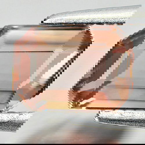 Orange Pink Tourmaline 1.10 Ct. Octagon Shape 7 x 5 Mm. Natural Unheated Gemstone From Nigeria (1 of 3)