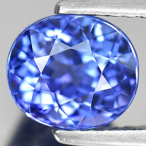Natural Blue Tanzanite 2.51 Ct. Clean Oval Shape 7.7 x 6.8 Mm. Gemstone From Tanzania (1 of 3)