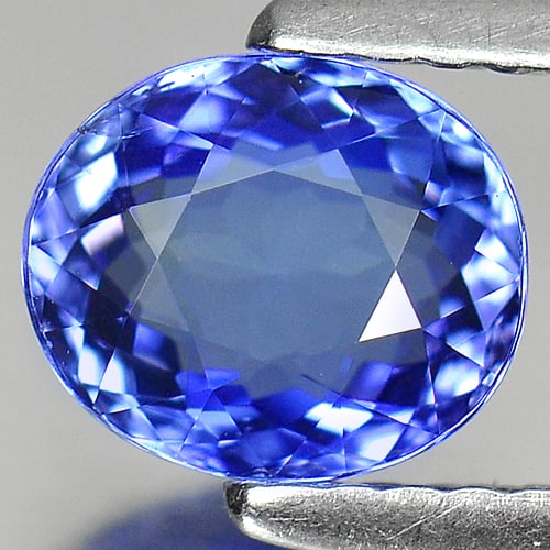 Violetish Blue Tanzanite 1.24 Ct. VVS Oval Shape 6.9 x 5.9 Mm. Natural Gemstone From Tanzania: Product ID: 807006247 Product Name: Natural Tanzanite Weight: 1.24 CT. Size: 6.9 x 5.9 x 3.9 MM. Shape: Oval Color: Violetish Blue Clarity:VVS Luster: Very Good Gems Origin: Tanzania Treatment: Heated