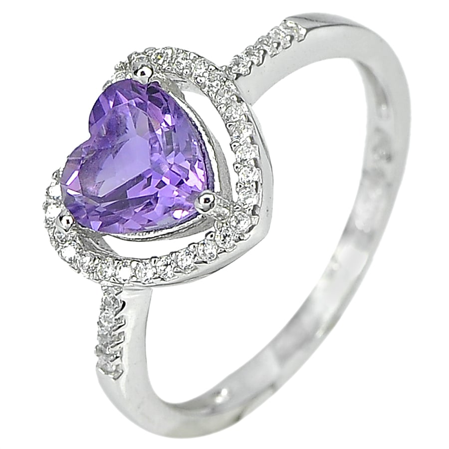 Natural Purple Amethyst Real 925 Sterling Silver 2.20 Grams Ring Size 7: Product ID: 280510136 Product Type: 925 Sterling Silver Fine Jewelry Jewelry Weight: 2.20 Grams. Ring Size: 7 Resizable(Fee) Gemstones Color: Purple Metal: Solid Silver 92.5%. Gemstone Detail: Average
