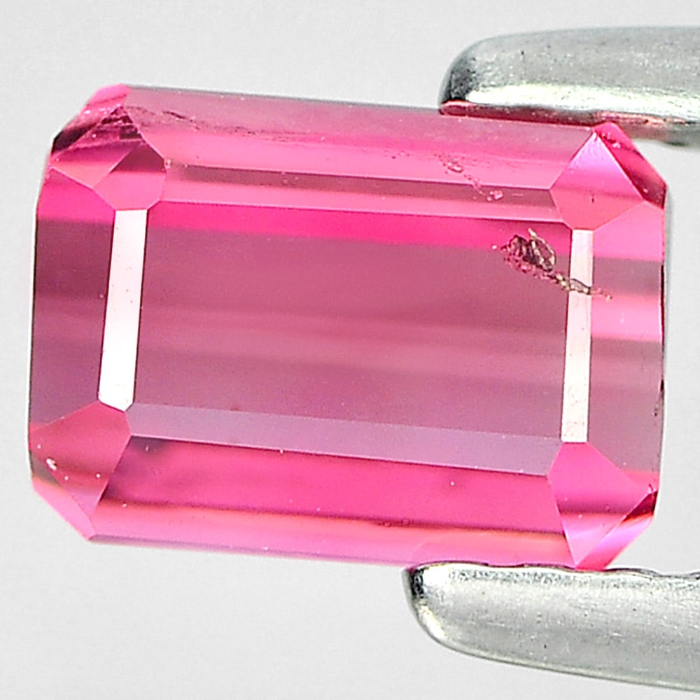 Pink Tourmaline 1.22 Ct. Octagon Shape 6.4 x 4.7 Mm. Natural Gemstone Unheated From Nigeria (1 of 3)