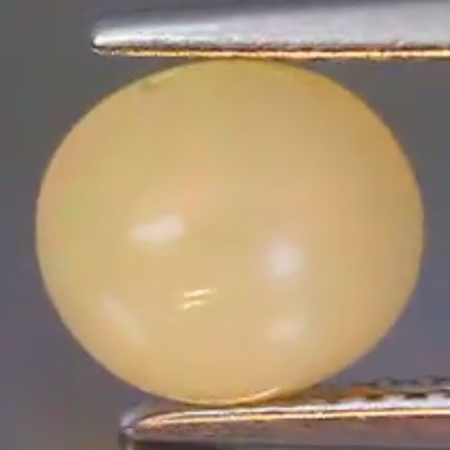 Multi Color Opal 1.17 Ct. Oval Cabochon Shape 7.8 x 7 Mm. Natural Gemstone From Ethiopia (1 of 3)