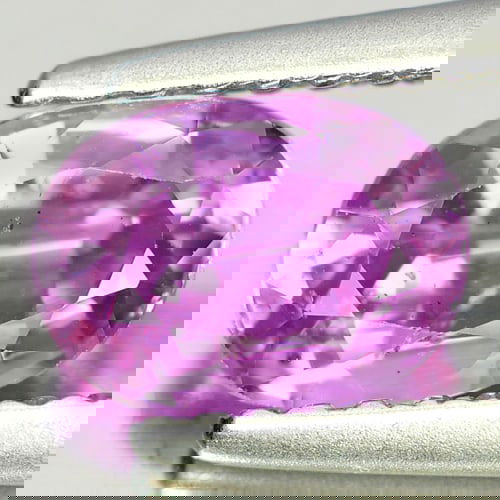 Certified Natural Unheated Pink Sapphire 1.03 Ct. Oval Shape 6.61 x 4.90 Mm. Gemstone From (1 of 3)