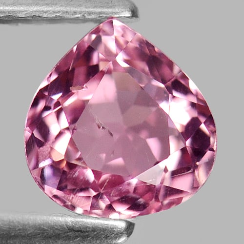 Pink Tourmaline 1.23 Ct. Pear Shape 7.1 x 6.8 Mm. Unheated Natural Gemstone From Nigeria (1 of 3)