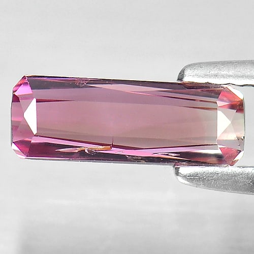 Natural Pink Tourmaline 0.93 Ct. Octagon Shape 10.2 x 3.7 x 2.4 Mm. Unheated Gemstone From Nigeria (1 of 3)