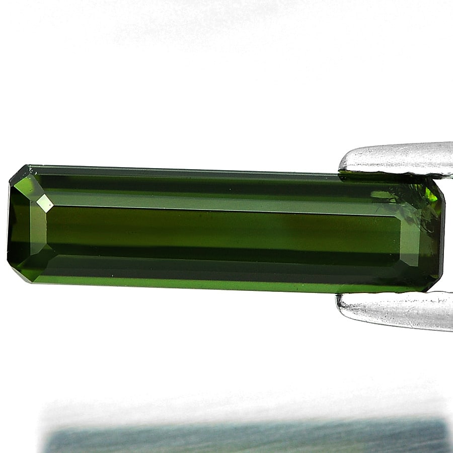 Green Tourmaline 1.78 Ct. Octagon Shape 14.1 x 3.8 Mm. Natural Unheated Gemstone From Nigeria: Product ID: 807247053 Product Name: Natural Tourmaline Weight: 1.78 CT. Size: 14.1 x 3.8 x 3 MM. Shape: Octagon Color: Green Clarity:VSI Luster: Very Good Gems Origin: Nigeria Treatment: Unheated Crys