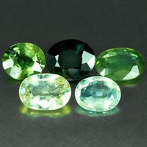 Natural Party Color Sapphire 4.14 Ct. Oval Shape 5 Pcs. Gemstone From Thailand: Product ID: 806119760 Product Name: Natural Fancy Color Sapphire Weight: 4.14 CT. Size: 6 x 5.1 x 3 To 7.1 x 5 x 2.6 MM. Shape: Oval Color: Party Color Clarity:SI Luster: Good Gems Origin: Thailand Tr