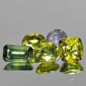 Natural Party Color Sapphire 2.60 Ct. Mixed Shape 5 Pcs. Gemstone From Thailand: Product ID: 806119757 Product Name: Natural Fancy Color Sapphire Weight: 2.60 CT. Size: 5.2 x 5.1 x 3.6 MM. Shape: Mixed Shape Color: Party Color Clarity:SI Luster: Good Gems Origin: Thailand Treatmen