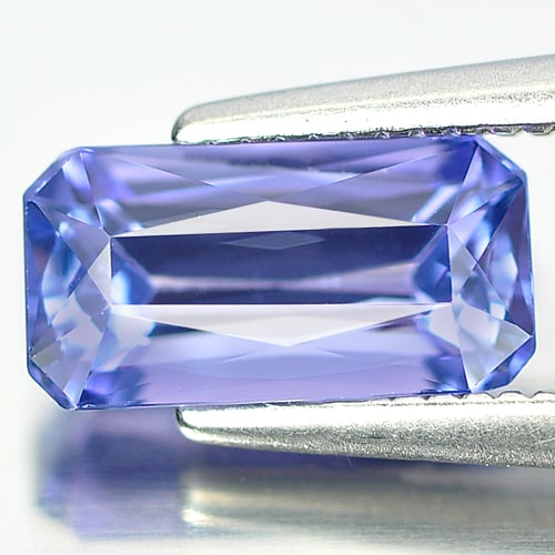 Natural Violetish Blue Tanzanite 1.50 Ct. Clean Octagon Shape 8.9 x 4.6 Mm. Gemstone From Tanzania: Product ID: 807006582 Product Name: Natural Tanzanite Weight: 1.50 CT. Size: 8.9 x 4.6 x 4.2 MM. Shape: Octagon Color: Violetish Blue Clarity:IF Luster: Very Good Gems Origin: Tanzania Treatment: Heat