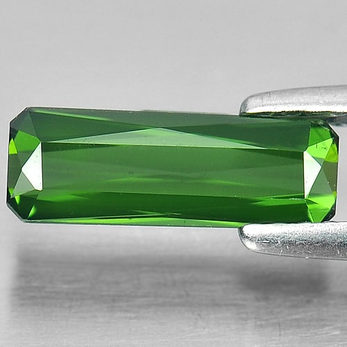 Natural Green Tourmaline 1.02 Ct. Octagon Shape 11.1 x 3.9 Mm. Gemstone Unheated From Nigeria: Product ID: 807242181 Product Name: Natural Tourmaline Weight: 1.02 CT. Size: 11.1 x 3.9 x 2.5 MM. Shape: Octagon Color: Green Clarity:VSI Luster: Good Gems Origin: Nigeria Treatment: Unheated Crystal