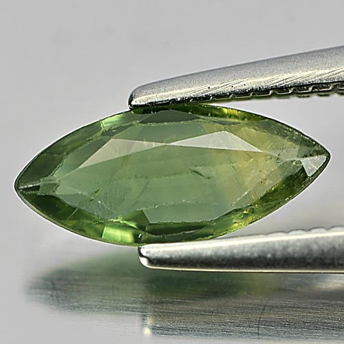 Natural Yellowish Green Sapphire 0.70 Ct. Marquise Shape 9.3 x 4.2 Mm. Gemstone From Thailand: Product ID: 806158923 Product Name: Natural Green Sapphire Weight: 0.70 CT. Size: 9.3 x 4.2 x 2 MM. Shape: Marquise Color: Yellowish Green Clarity:SI1 Luster: Good Gems Origin: Thailand Treatment: Hea